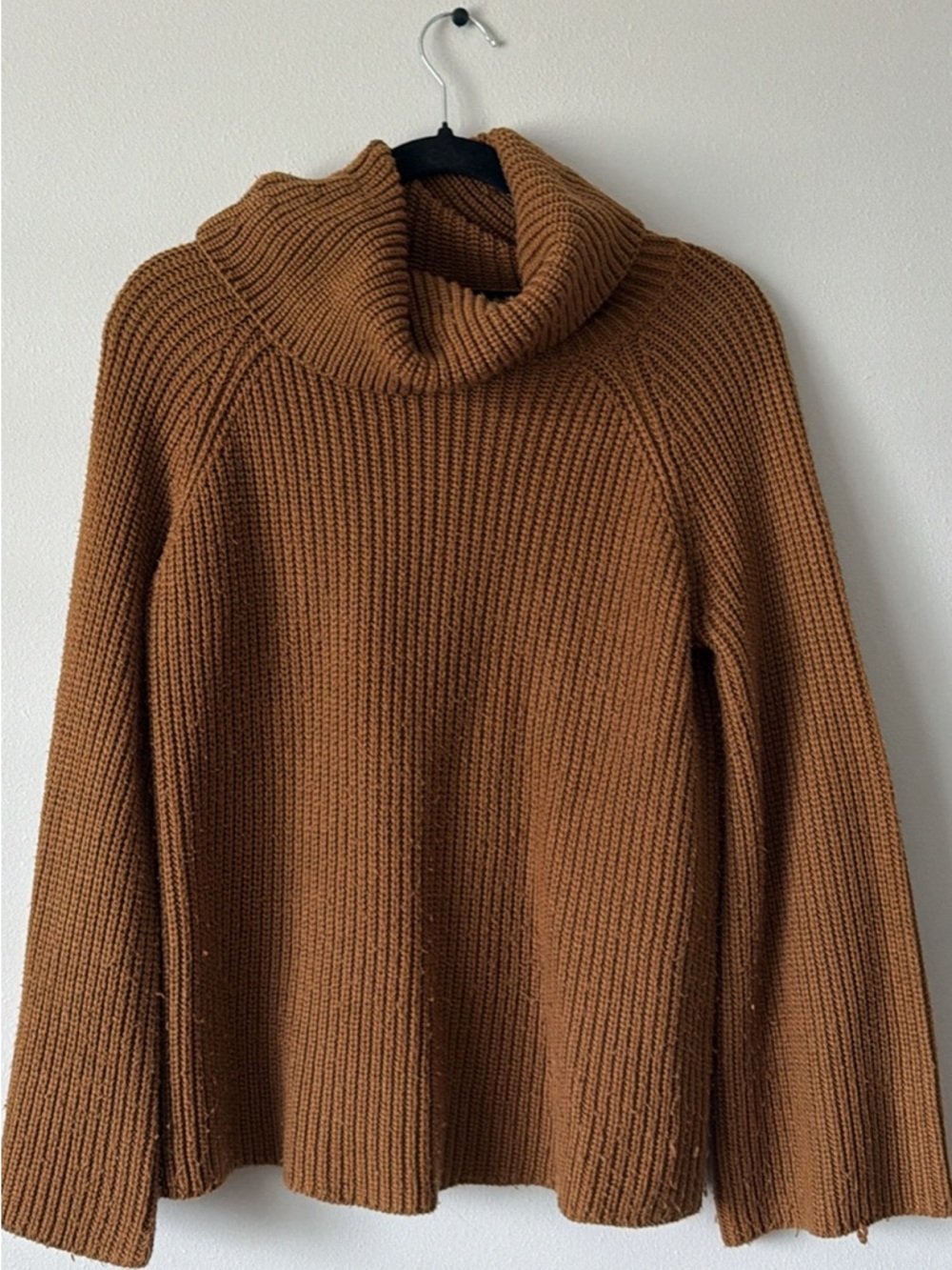 Forever 21 Chunky Turtleneck Sweater in Camel Brown